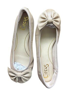 CIRCUS by Sam Edelman Ciera Bow Ballet Flats 8.5 NWOB